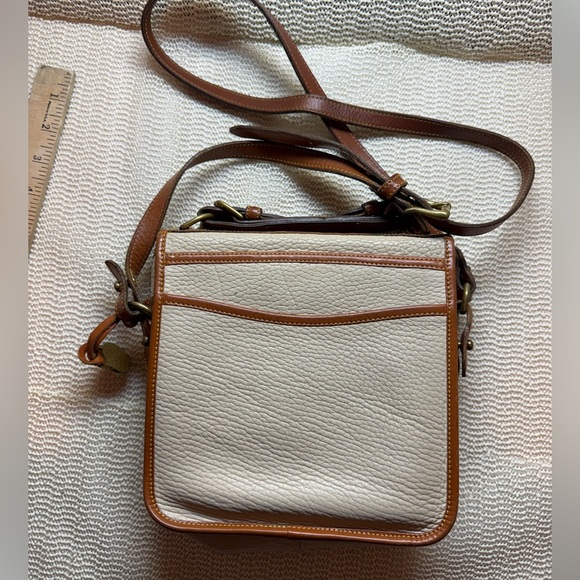 Dooney & Bourne Vintage Satchel in British Tan and Bone - Picture 4 of 16
